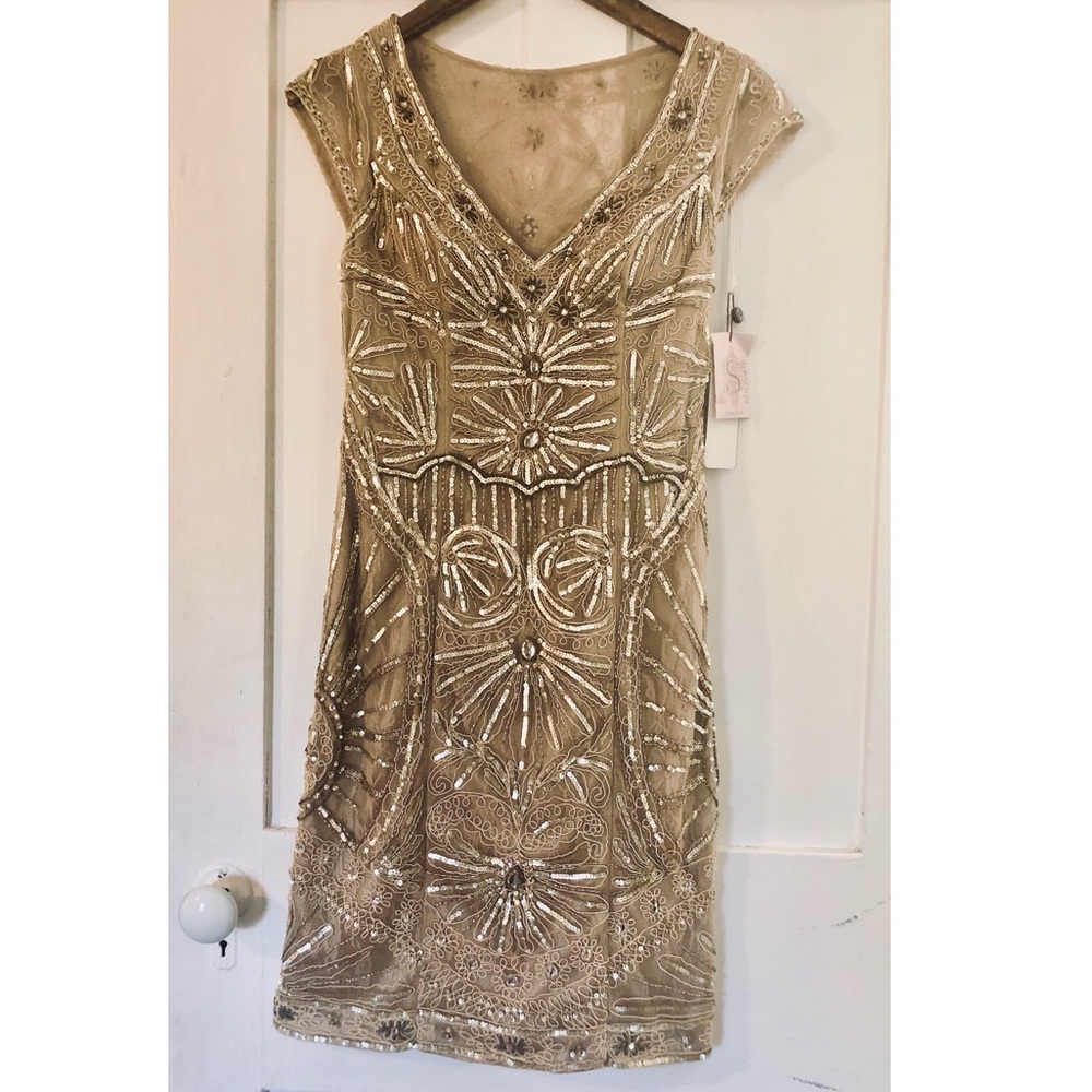 GORGEOUS!!!!! Sue Wong Art Deco dress | size 4